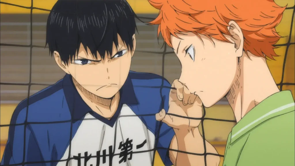 Hinata and Kageyama's First Match (Ep1)