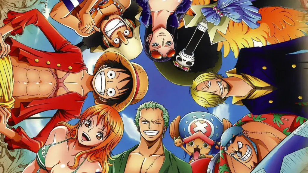 Straw Hat Pirate Crew in One Piece