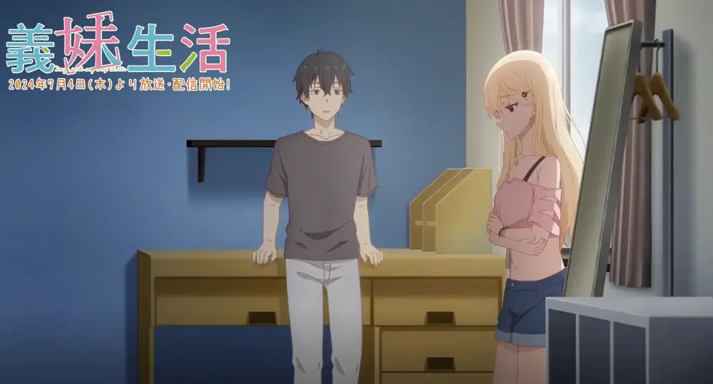 Yuuta helping Saki while moving into the new house